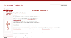 Desktop Screenshot of editorial-tradicion.info