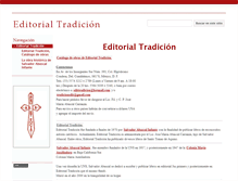 Tablet Screenshot of editorial-tradicion.info